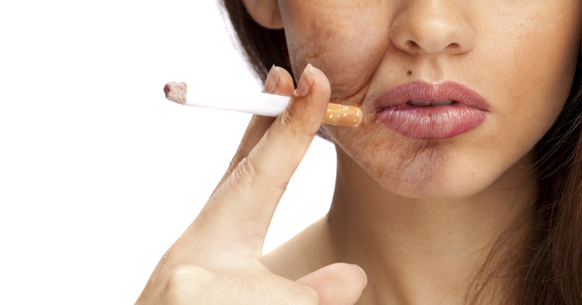 nicotinevlekken huid